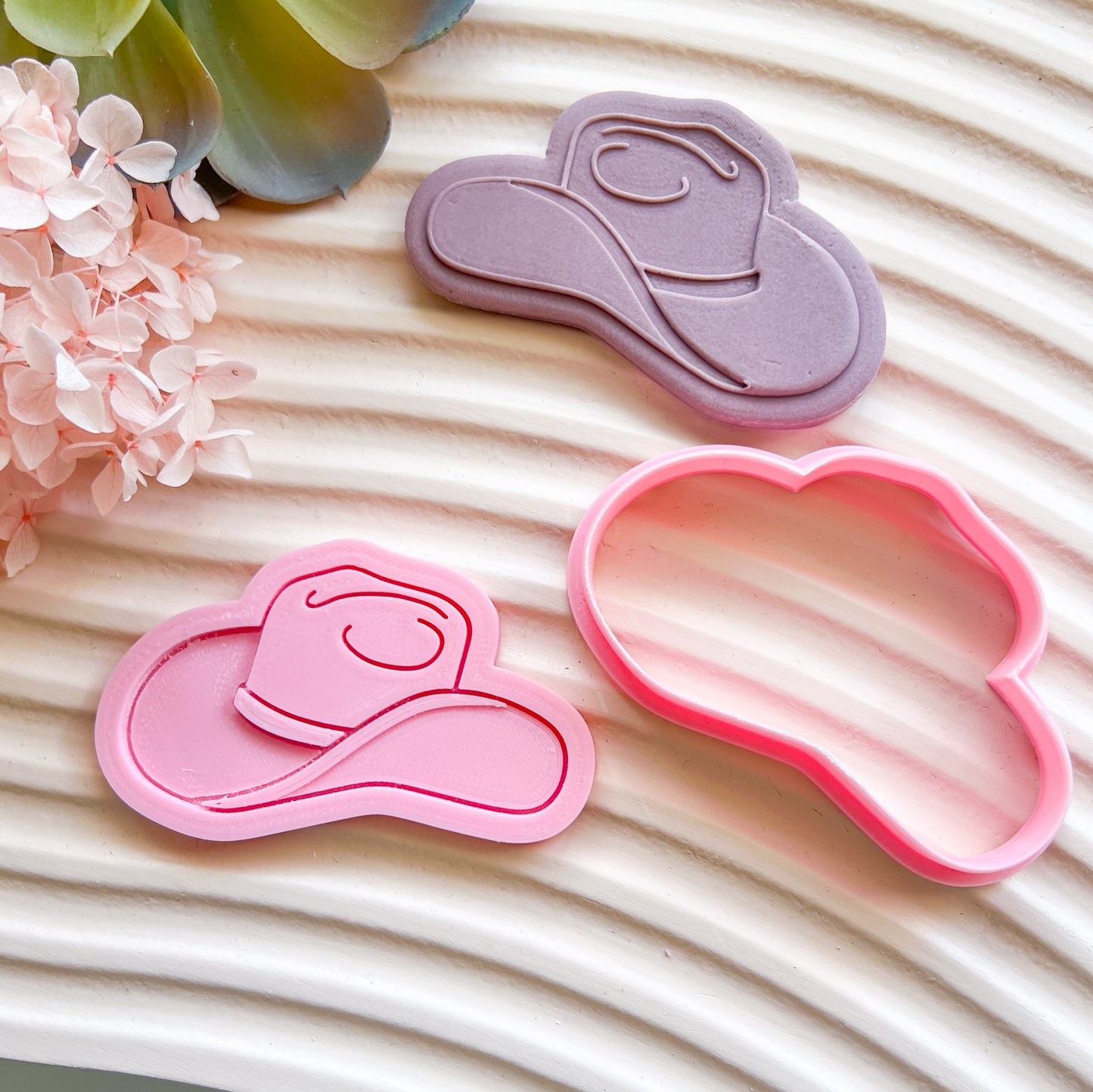 "Cowgirl Hat" - Cookie Cutter & Stamp