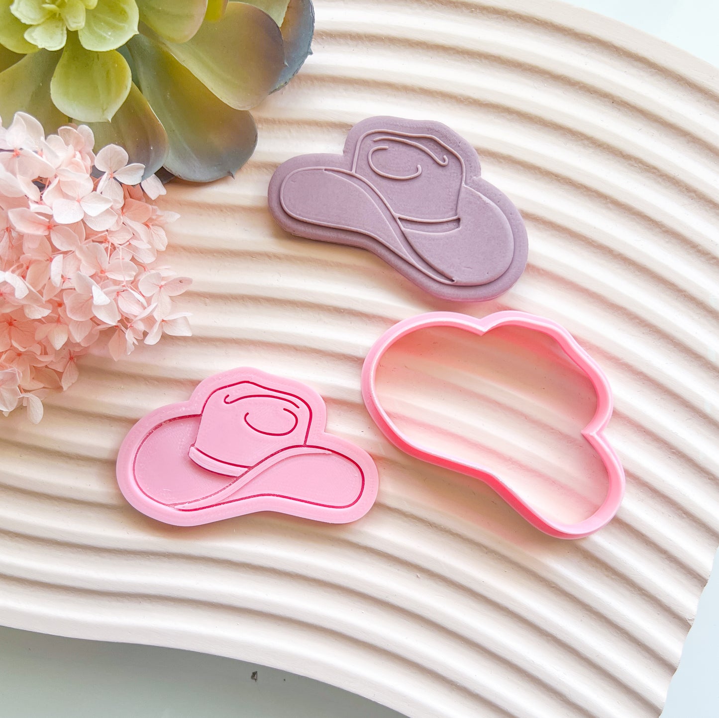 "Cowgirl Hat" - Cookie Cutter & Stamp