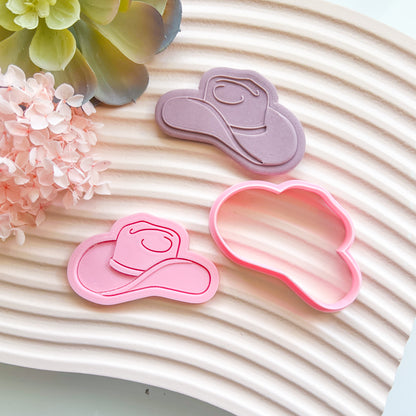 "Cowgirl Hat" - Cookie Cutter & Stamp
