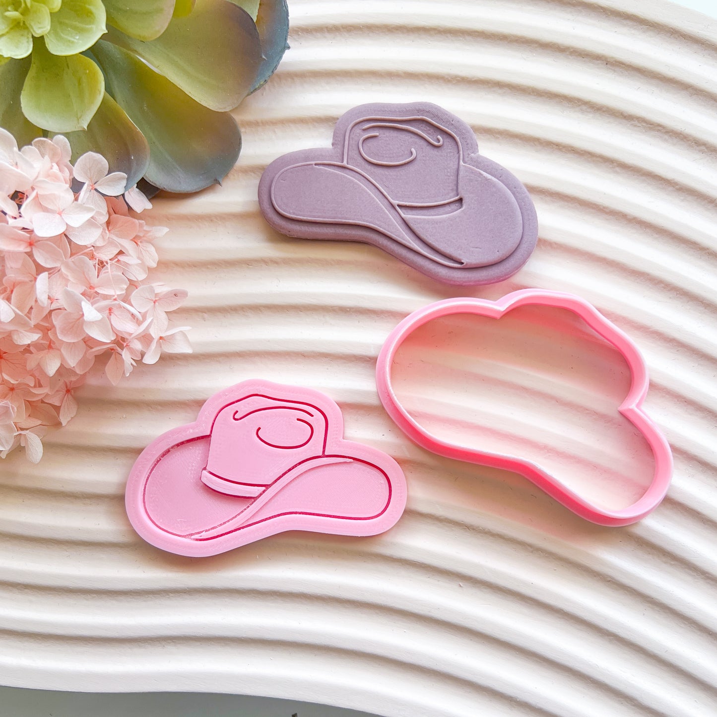 "Cowgirl Hat" - Cookie Cutter & Stamp