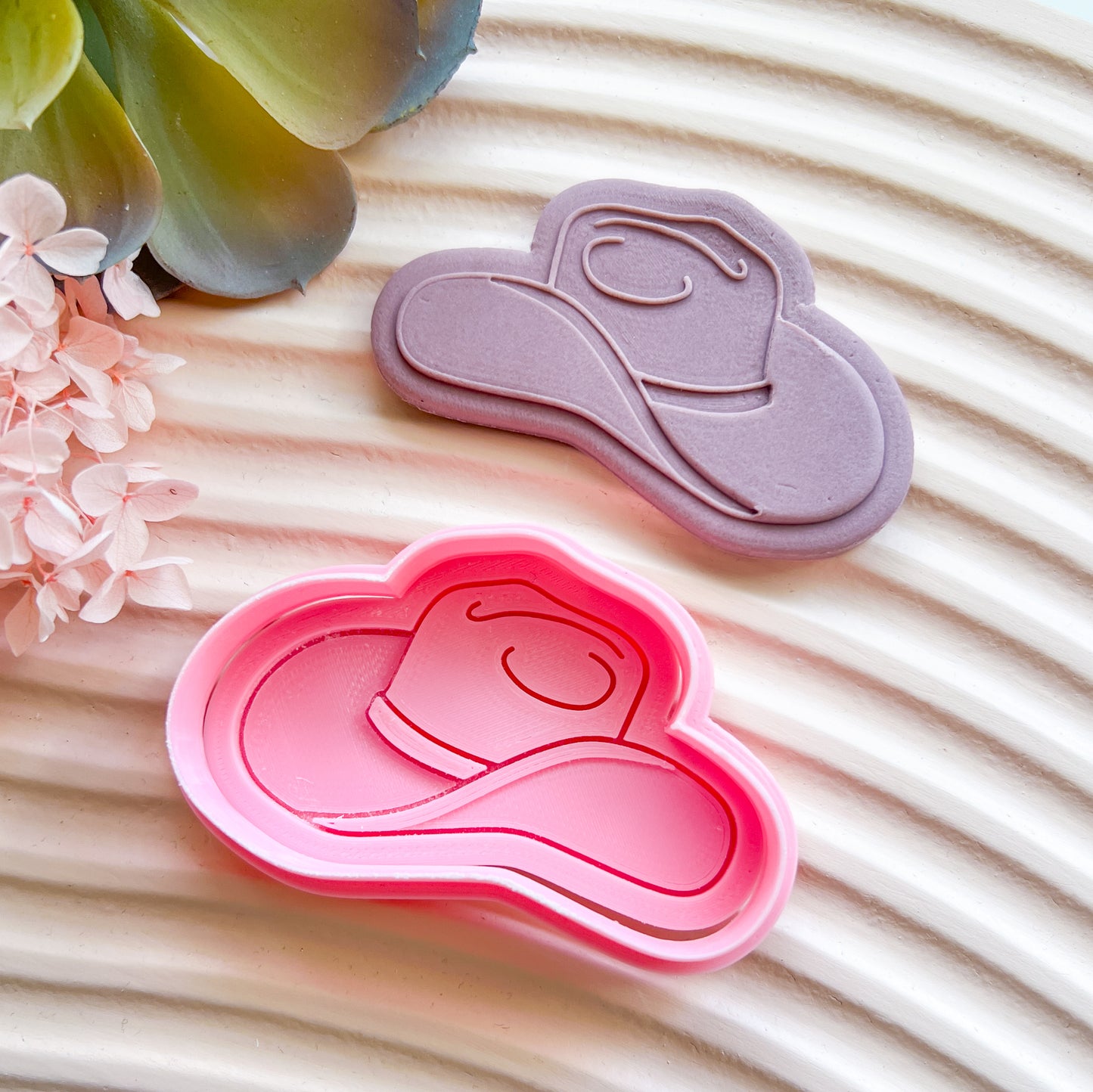 "Cowgirl Hat" - Cookie Cutter & Stamp