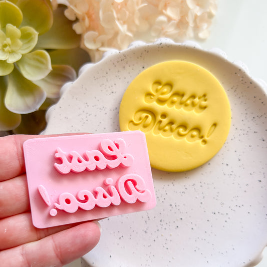 Last Disco - Fondant Stamp