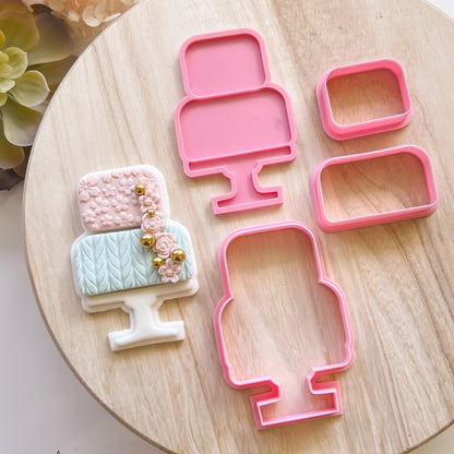 "Tiered Cake" - Cookie Cutter & Stamp