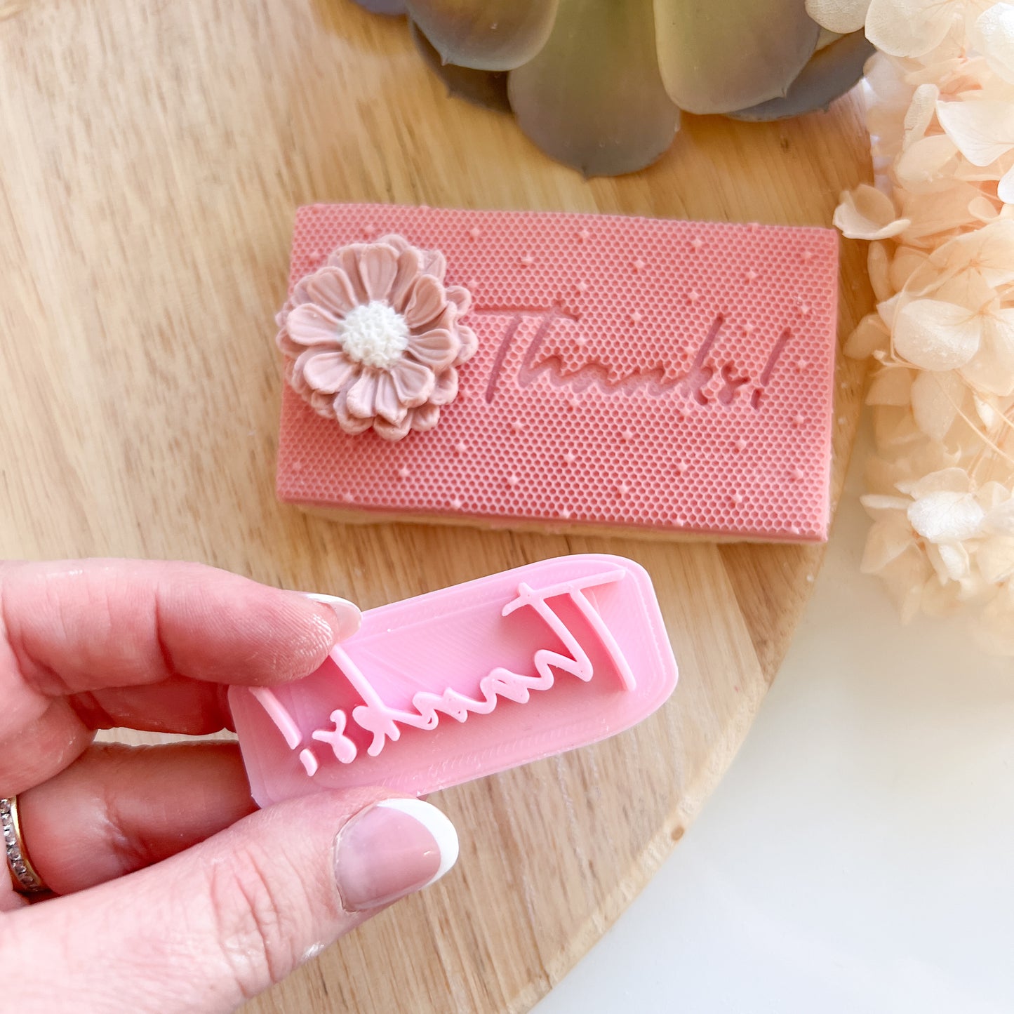 Thanks! - Fondant Stamp