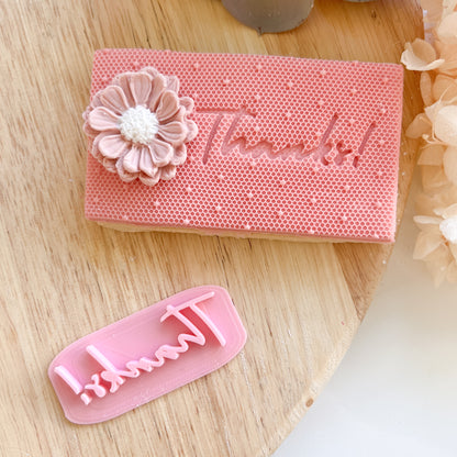 Thanks! - Fondant Stamp