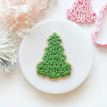 "We Wish You Tree" Cookie Cutter & Stamp