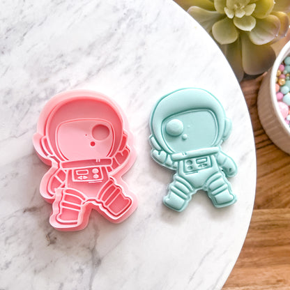 "Cute Spaceman" - Cookie Cutter & Stamp