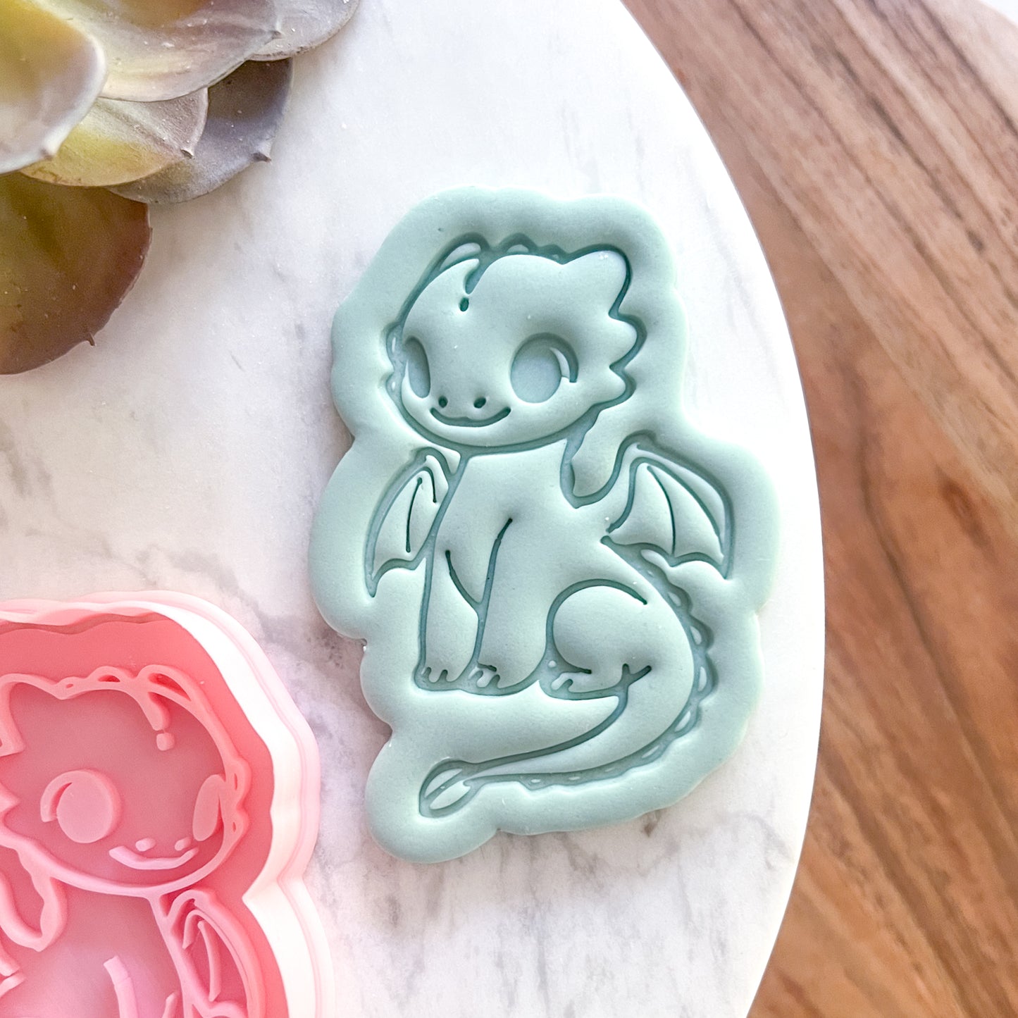 "Cute Dragon" - Cookie Cutter & Stamp