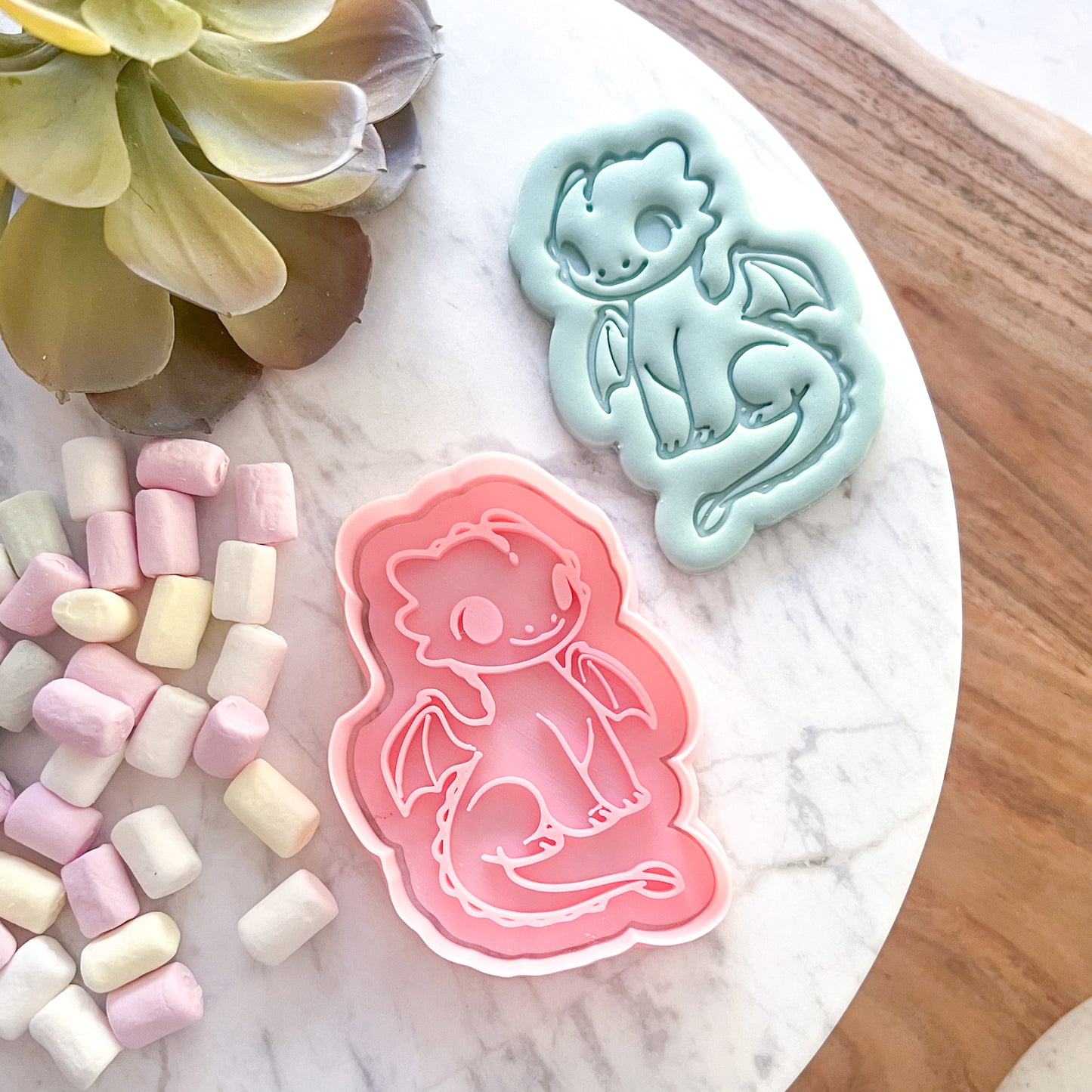 "Cute Dragon" - Cookie Cutter & Stamp