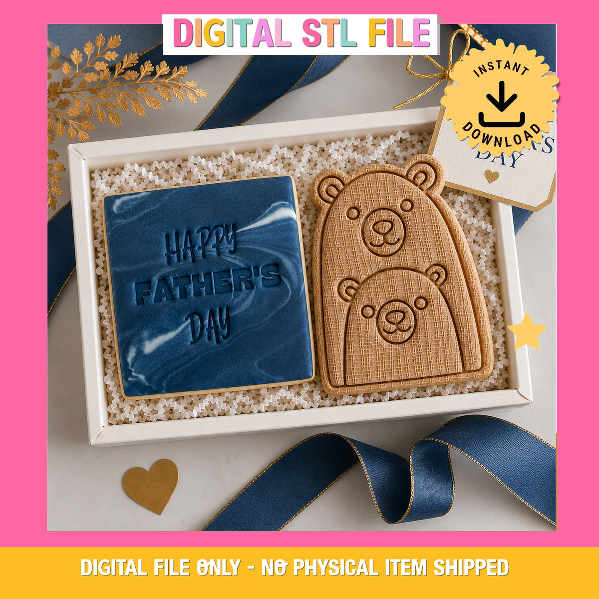 "Daddy Bear" cutter and stamp