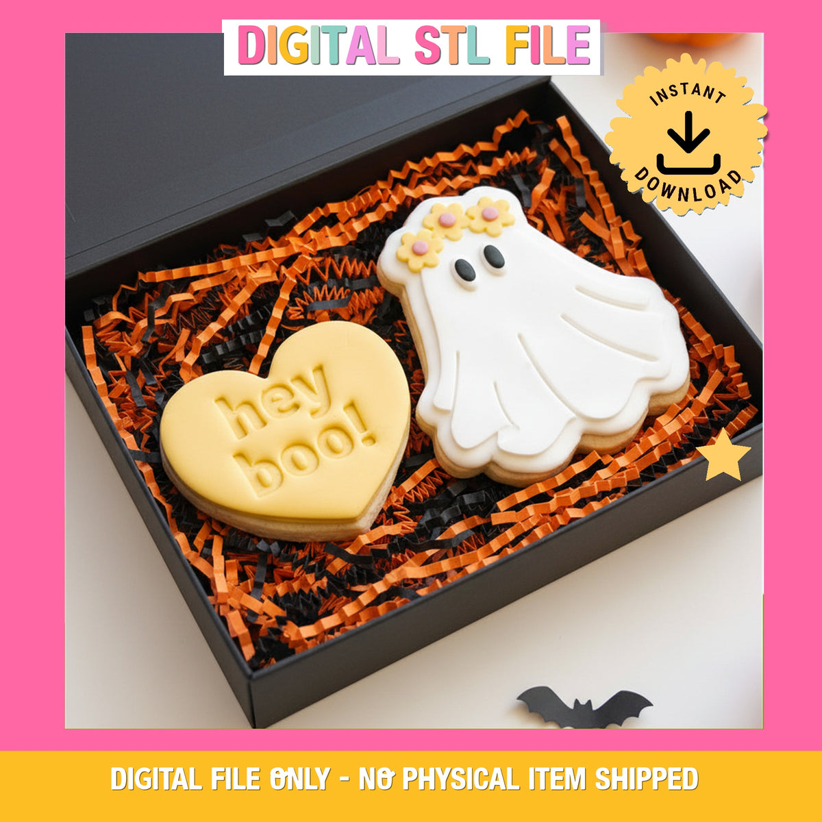"Daisy Ghost" - Cookie Cutter & Stamp