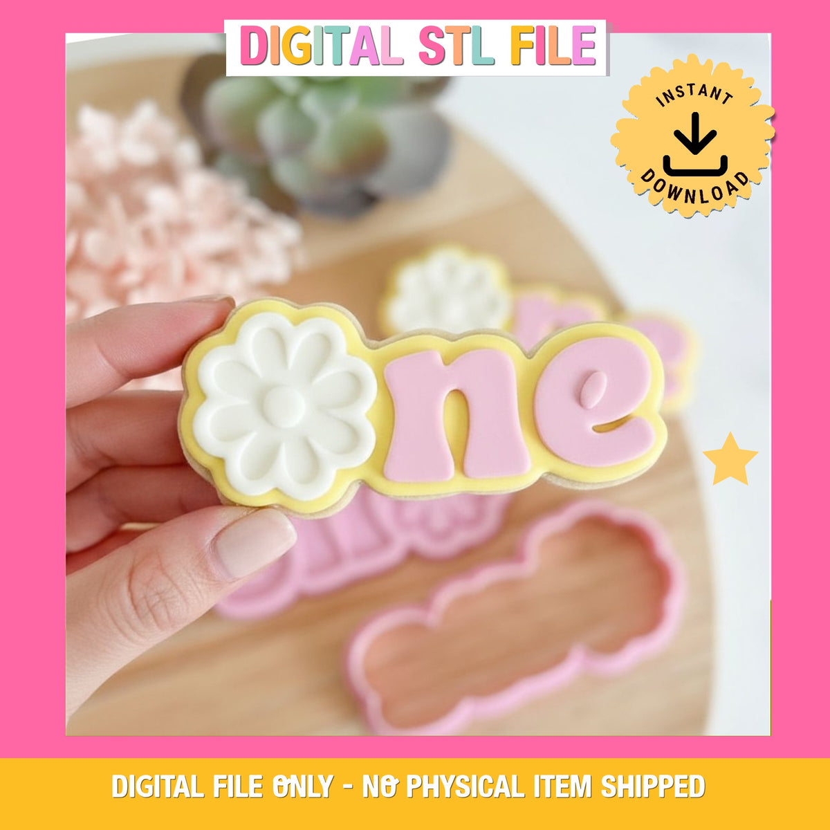 "Daisy One" - Cookie Cutter & Stamp