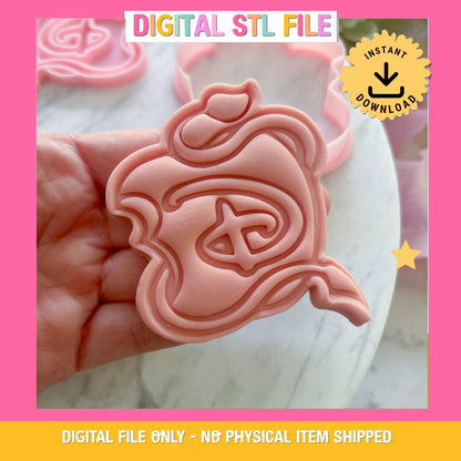 "Decendants" Cookie Cutter & Stamp