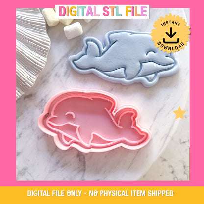 "Dolphin" - Cookie Cutter & Stamp