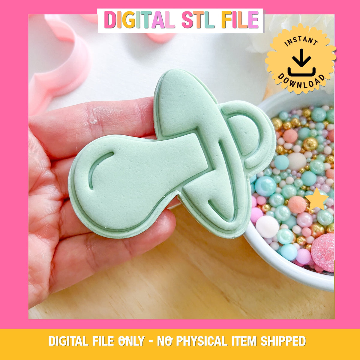 "Dummy”- Cookie Cutter & Stamp
