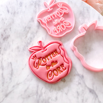 "Rotten to the Core" Cookie Cutter & Stamp