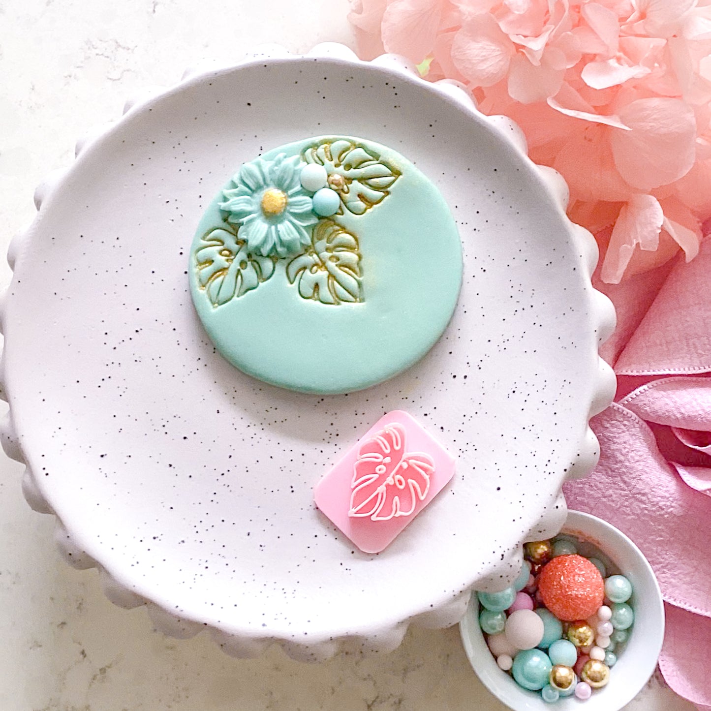 Monstera - Fondant Stamp