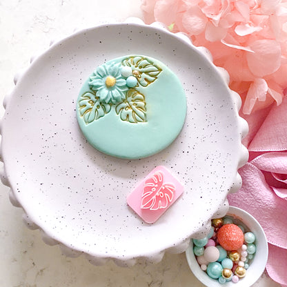 Monstera - Fondant Stamp