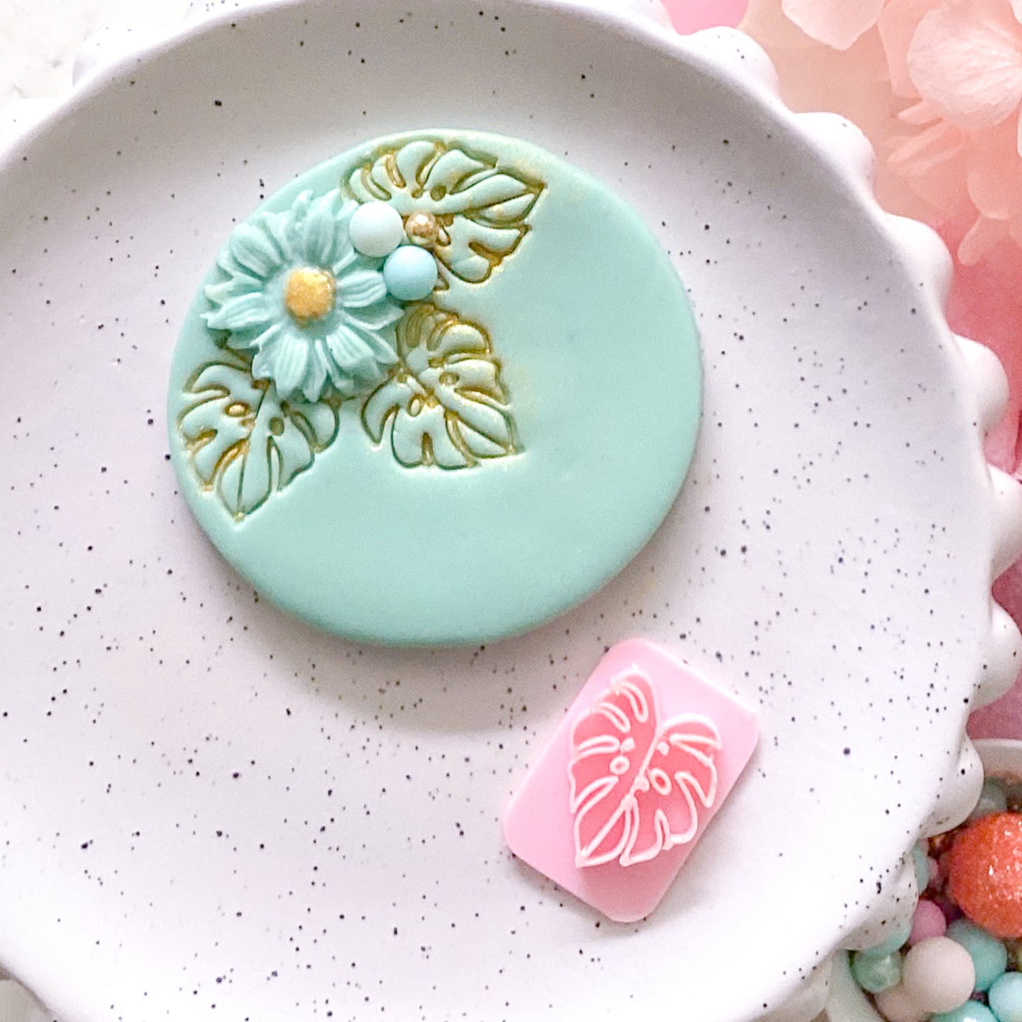 Monstera - Fondant Stamp