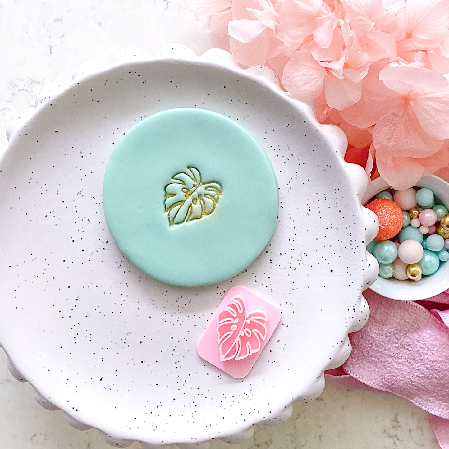 Monstera - Fondant Stamp