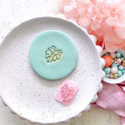 Monstera - Fondant Stamp