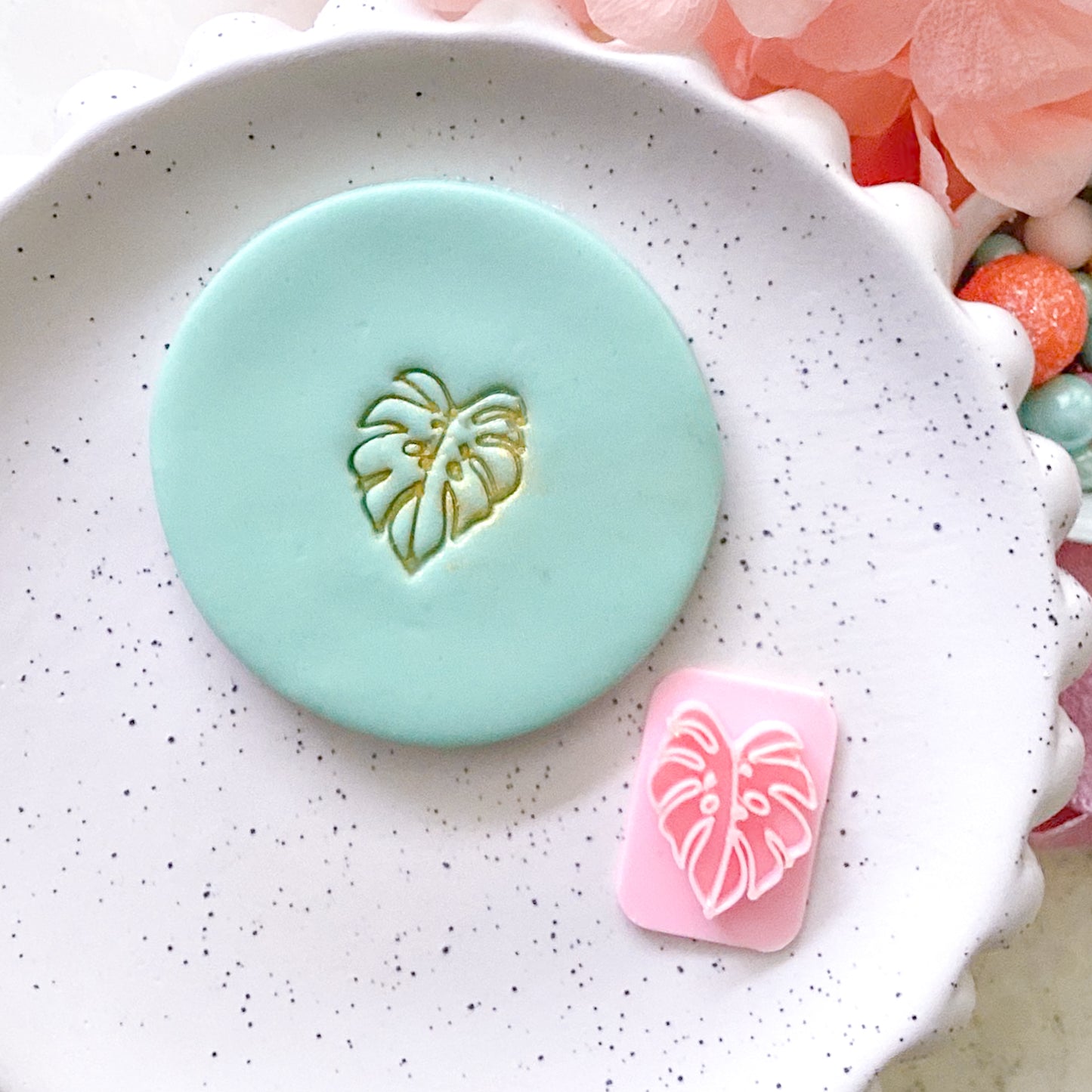 Monstera - Fondant Stamp