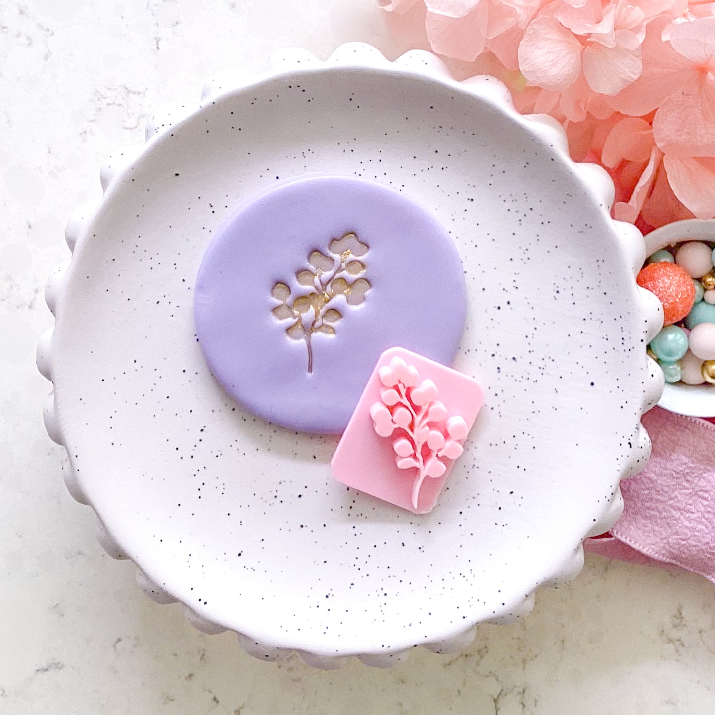 Dollar Leaf - Fondant Stamp