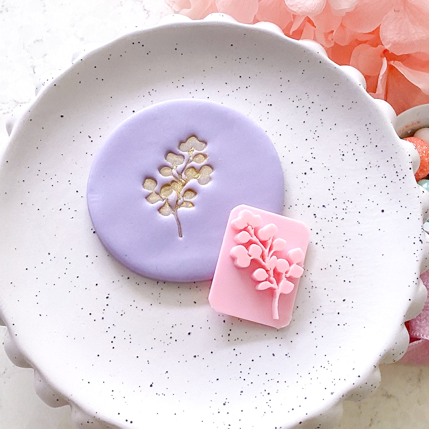 Dollar Leaf - Fondant Stamp