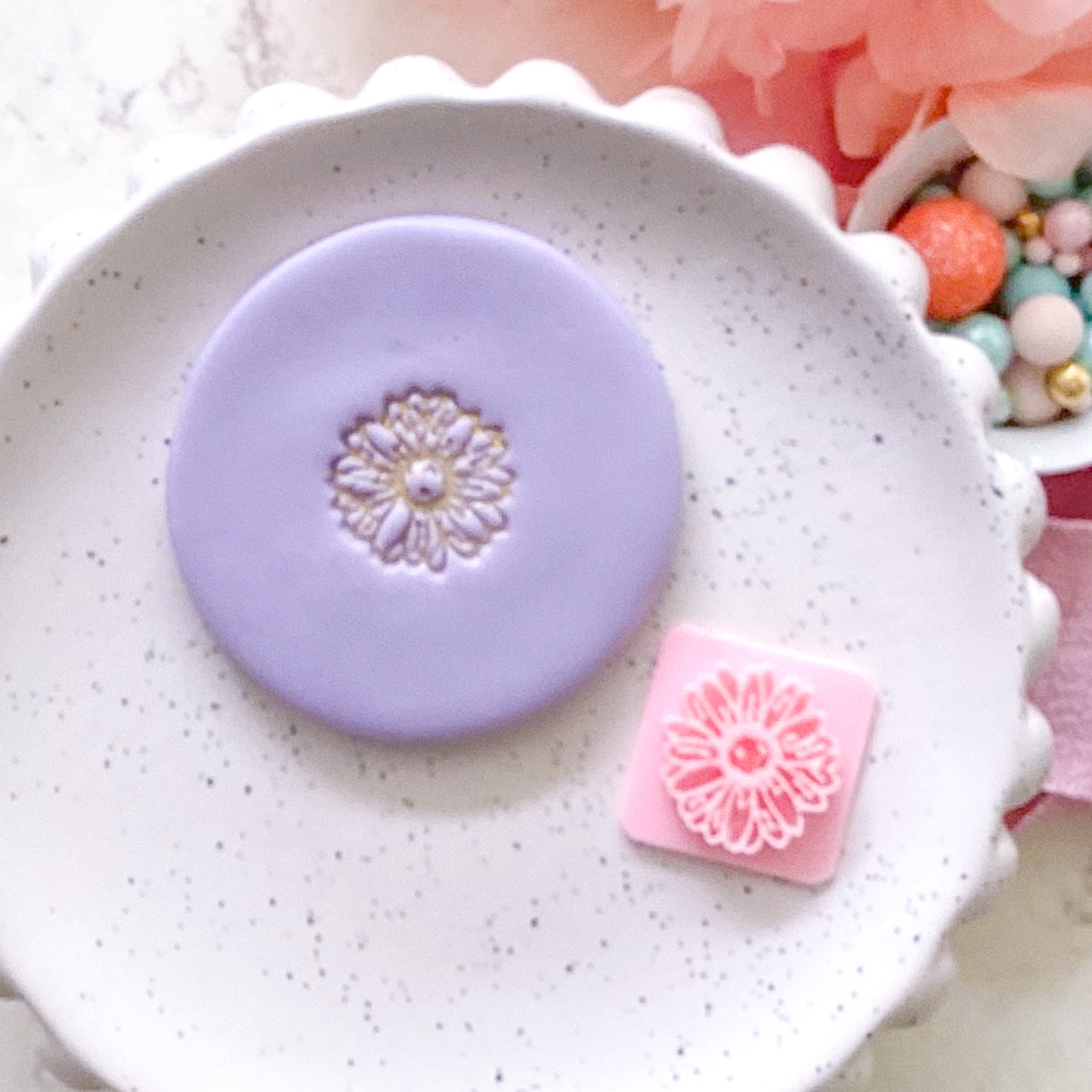 Large Sunflower  - Texture Stamp