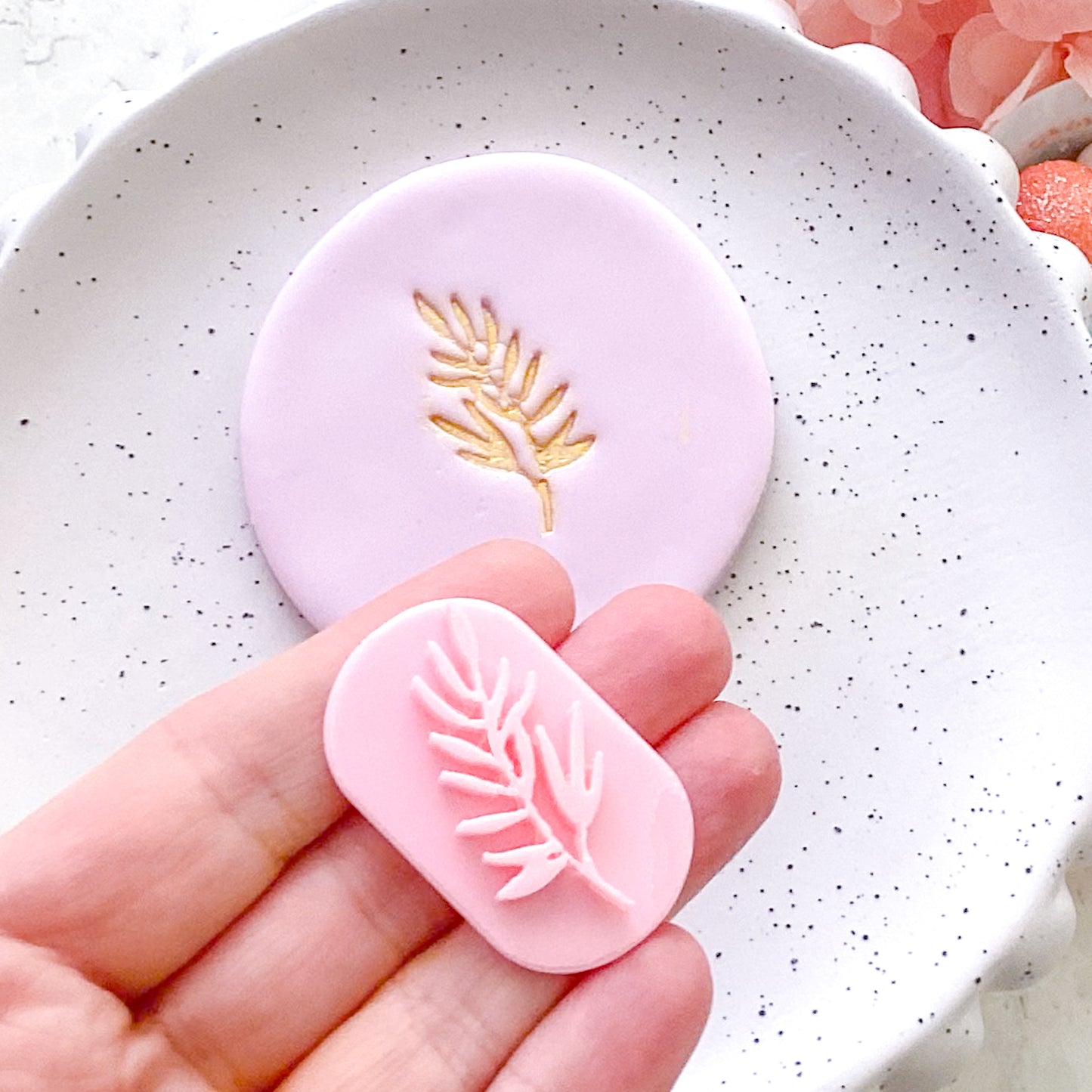 Eucalyptus  - Fondant Stamp