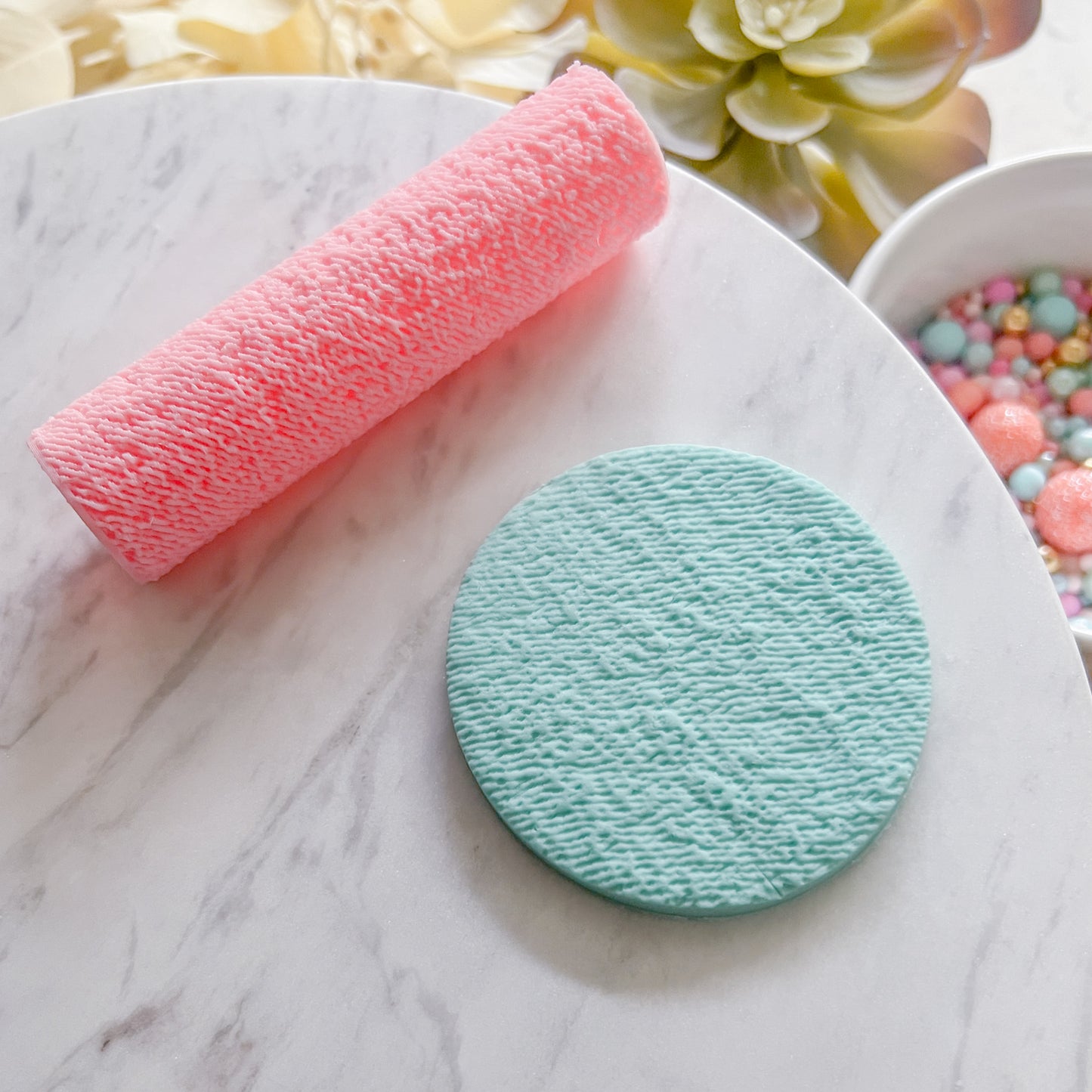 "Denim" Fondant Texture Roller