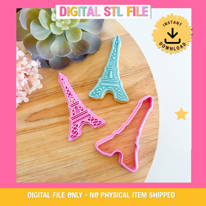 Eiffel Tower - Cookie Cutter & Stamp