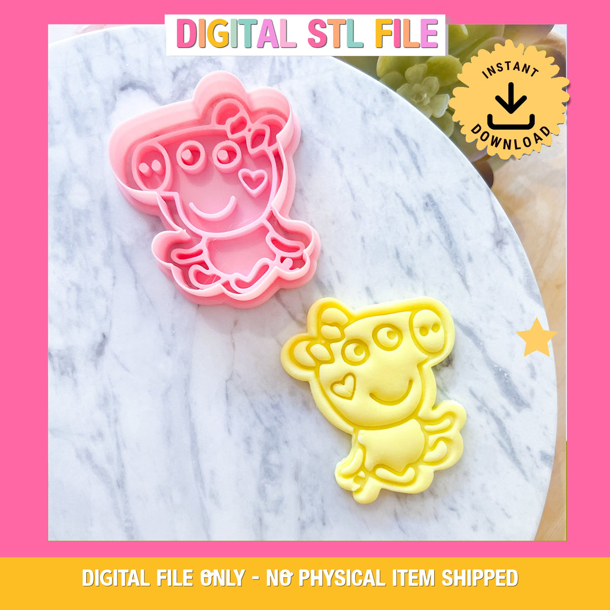 "Evie" Cookie Cutter & Stamp