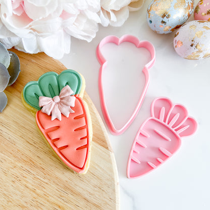 "Carrot" Cutter & Stamp (Choose size)