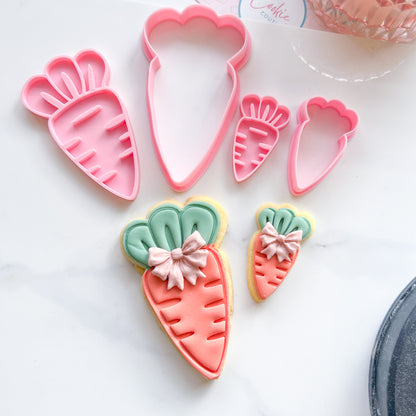 "Carrot" Cutter & Stamp (Choose size)