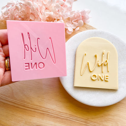 "Wild One" - Pop Stamp Plate