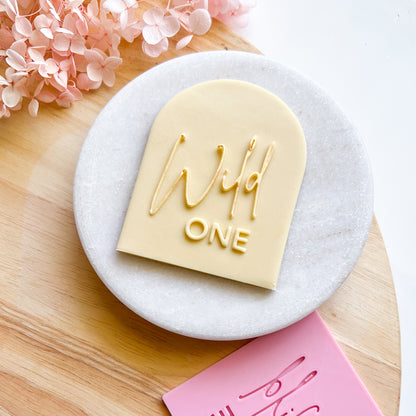 "Wild One" - Pop Stamp Plate