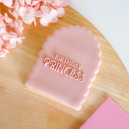 "Birthday Princess" - Pop Stamp Plate