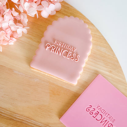 "Birthday Princess" - Pop Stamp Plate