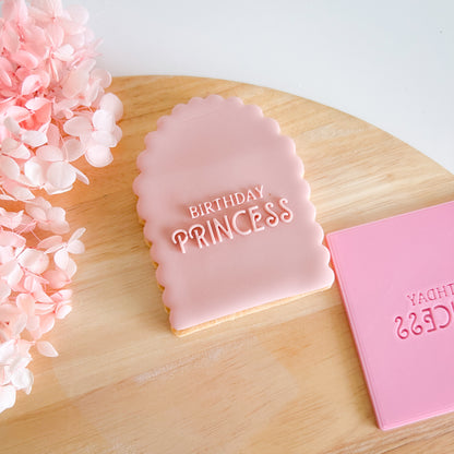 "Birthday Princess" - Pop Stamp Plate
