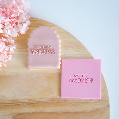 "Birthday Princess" - Pop Stamp Plate