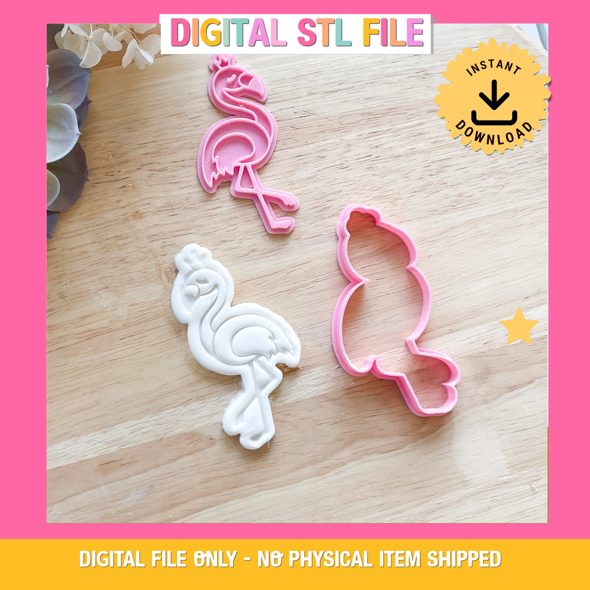 "Flamingo" - Cookie Cutter & Stamp
