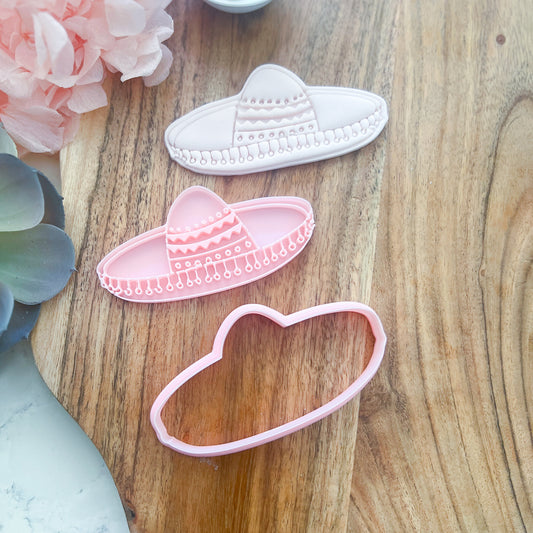 "Detailed Sombrero" - Cookie Cutter & Stamp