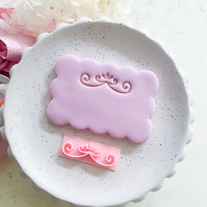 Flourish #3  - Fondant Stamp