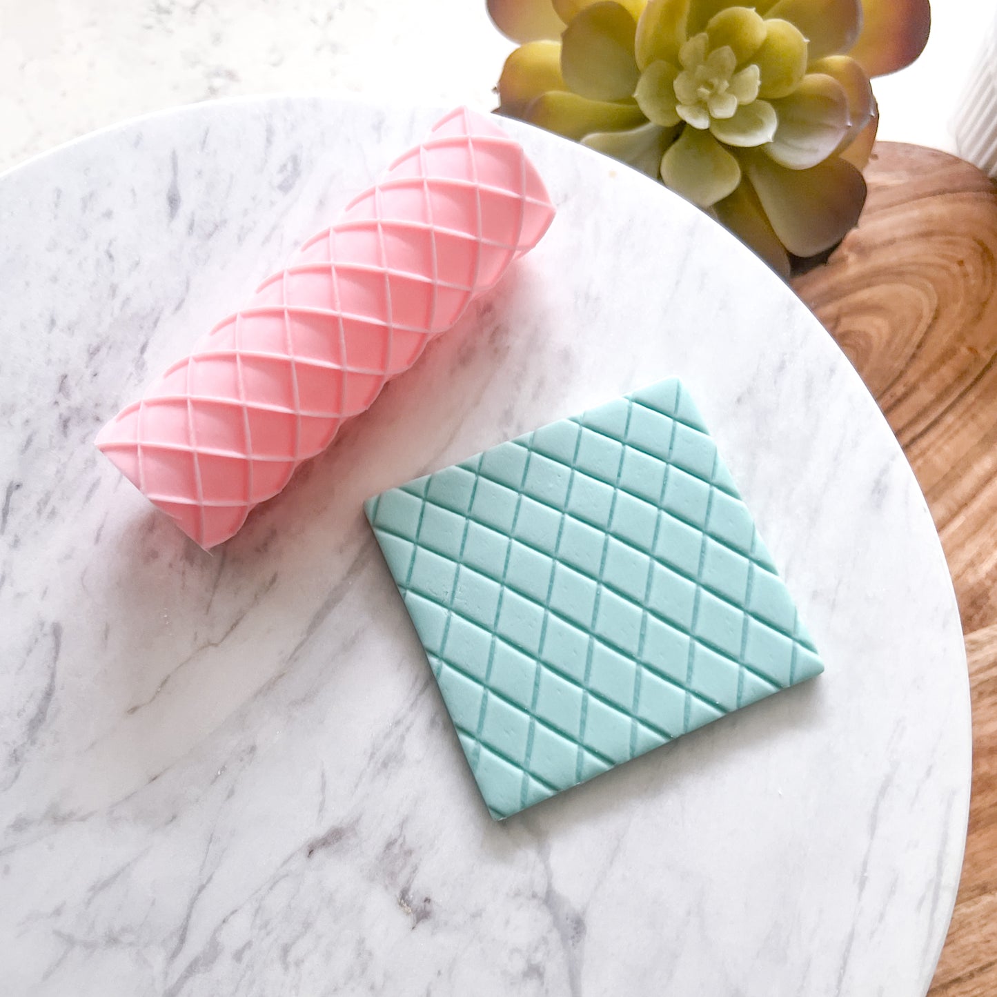 "Quilt" Fondant Texture Roller