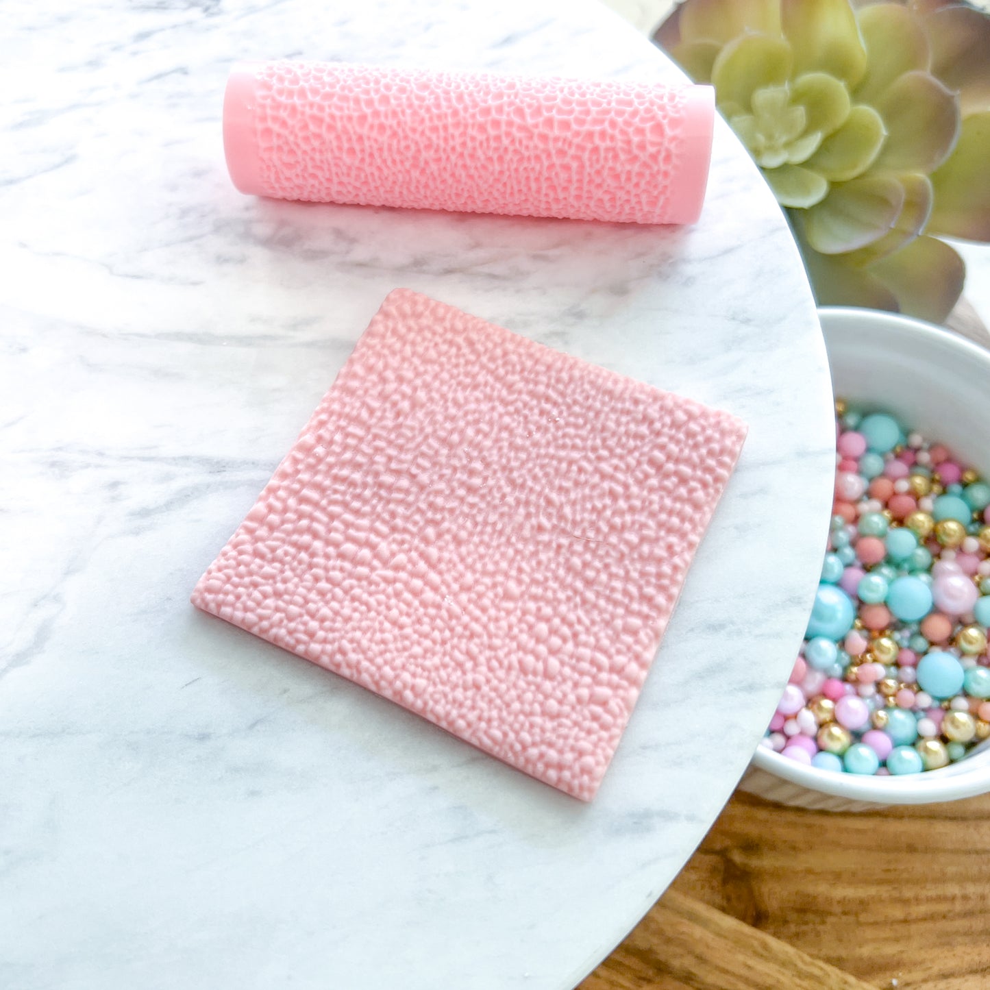 "Leather" Fondant Texture Roller