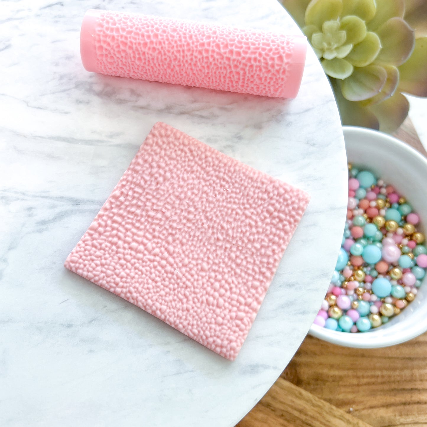 "Leather" Fondant Texture Roller