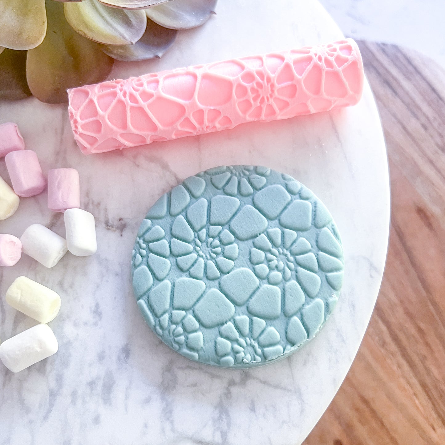 "Shell Fossil" Fondant Texture Roller