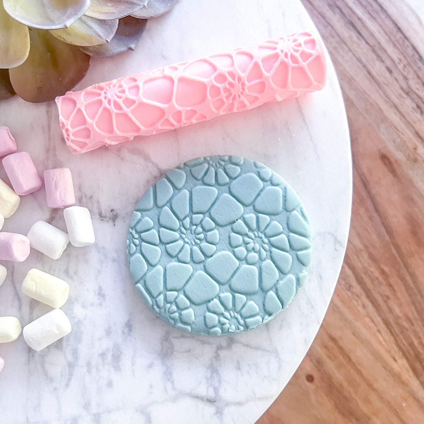 "Shell Fossil" Fondant Texture Roller