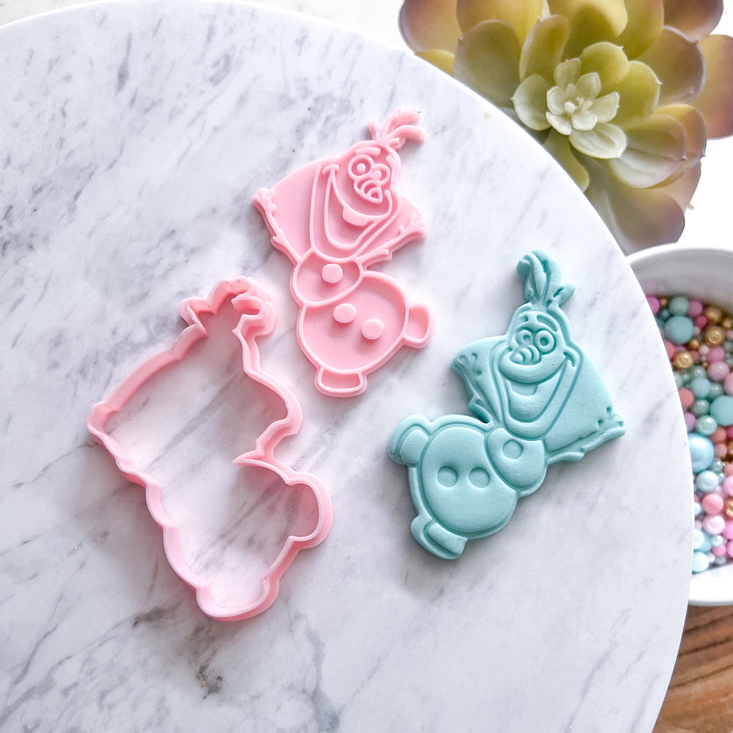 "Olaf" Cookie Cutter & Stamp